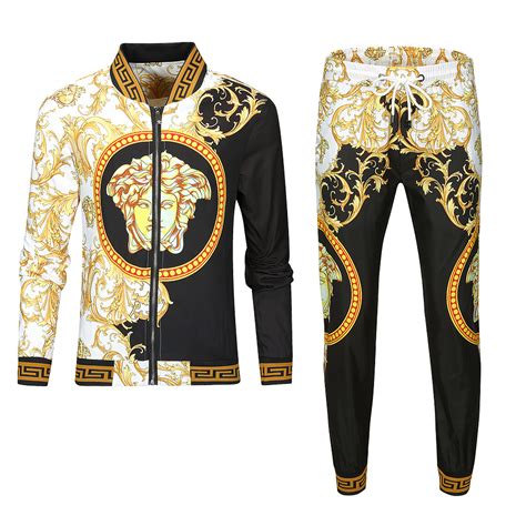 versace tracksuits for men|Versace men's tracksuit alternatives.